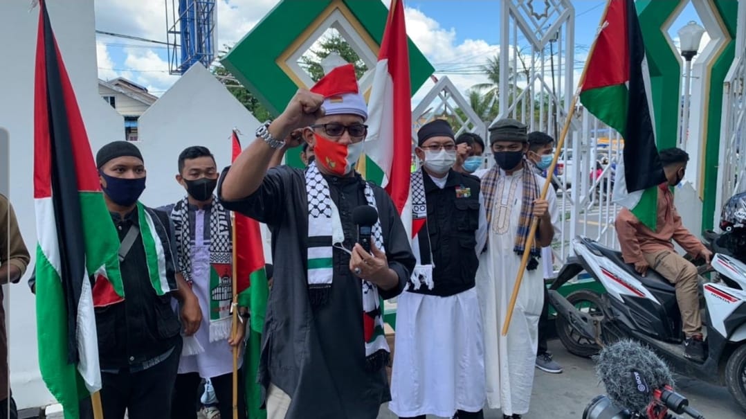 Doa Bersama Untuk Palestina di Masjid Raya Singkawang