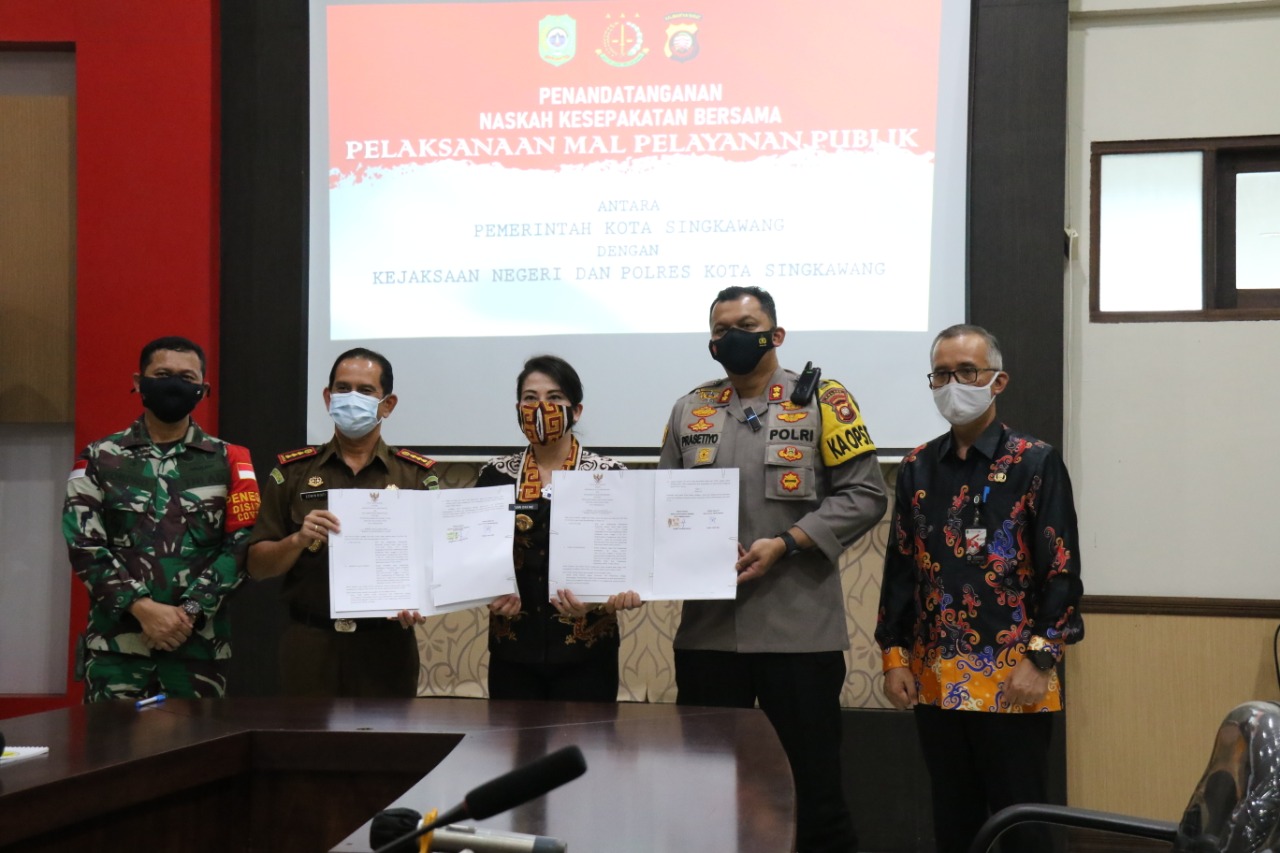 Penandatanganan Naskah Kesepakatan Bersama Mall Pelayanan Publik