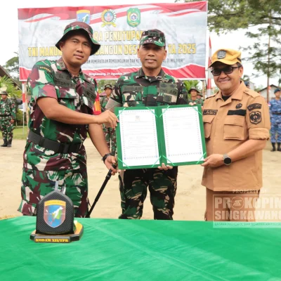 Pj Sekda Singkawang Hadir di Penutupan TMMD Reguler ke-125 Tahun 2025