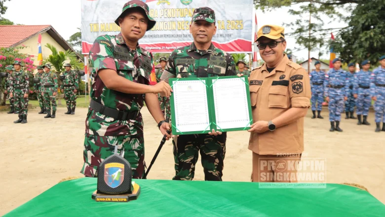 Pj Sekda Singkawang Hadir di Penutupan TMMD Reguler ke-125 Tahun 2025